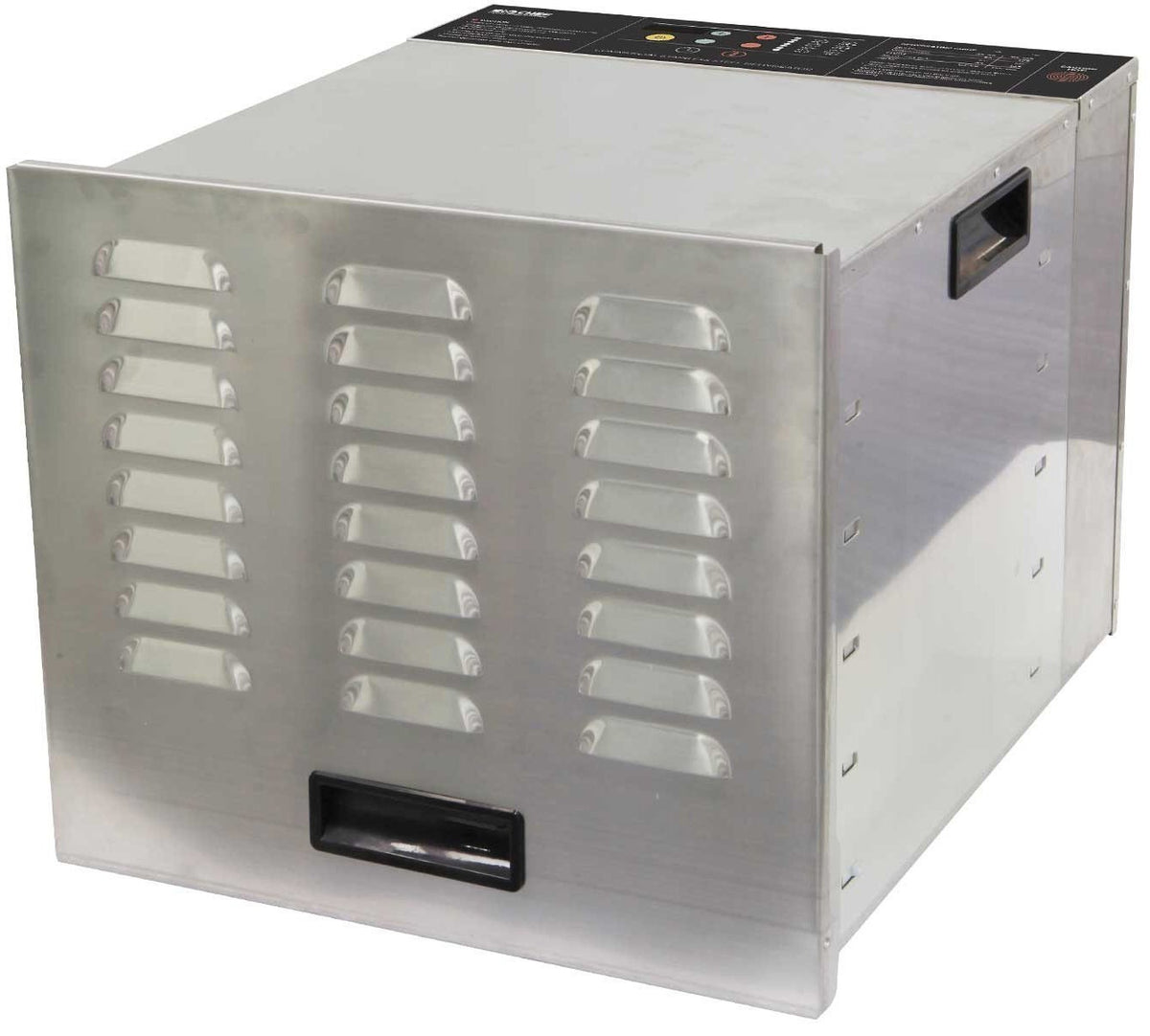 BioChef Arizona 10 tray food dehydrator 1000W - Stainless Steel - 15 hour timer - KT-DE-BC-COM-AU-SS