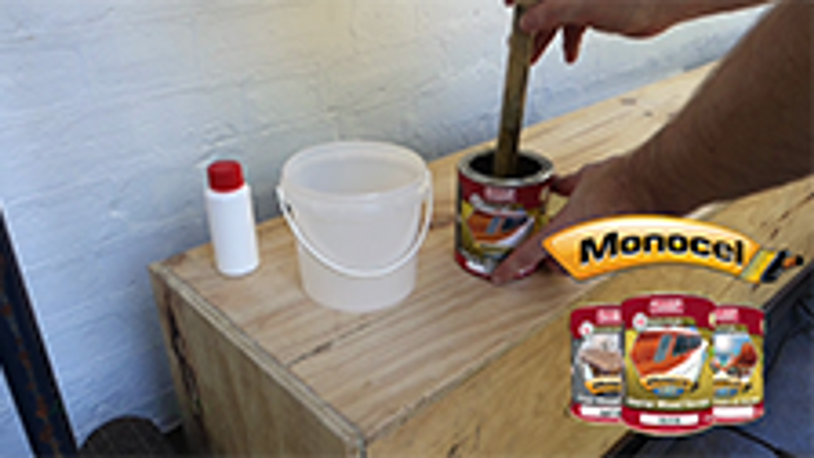 Bondall Monocel Gold Jarrah Marine Grade Timber Stain & Varnish 1L Polyurethane UV Resistant