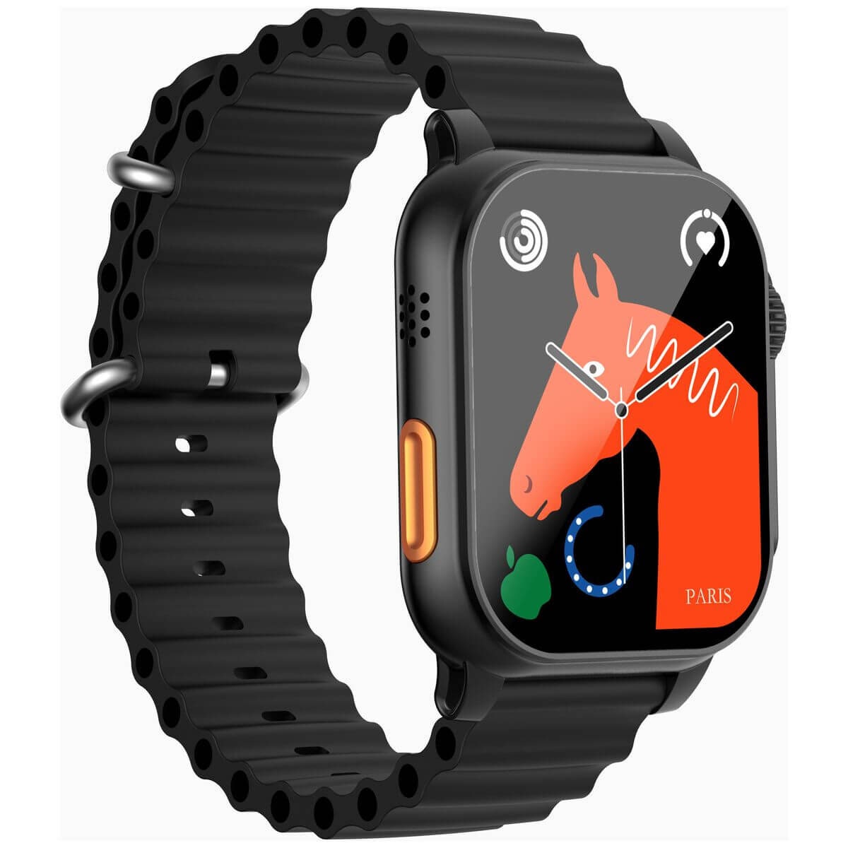 Fitsmart Elite XL smartwatch - AMOLED display, up to 45 days battery life, built-in GPS, black - 10004976