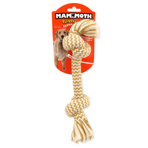 Mammoth 30cm Medium Peanut Butter Rope Dog Toy in Cotton