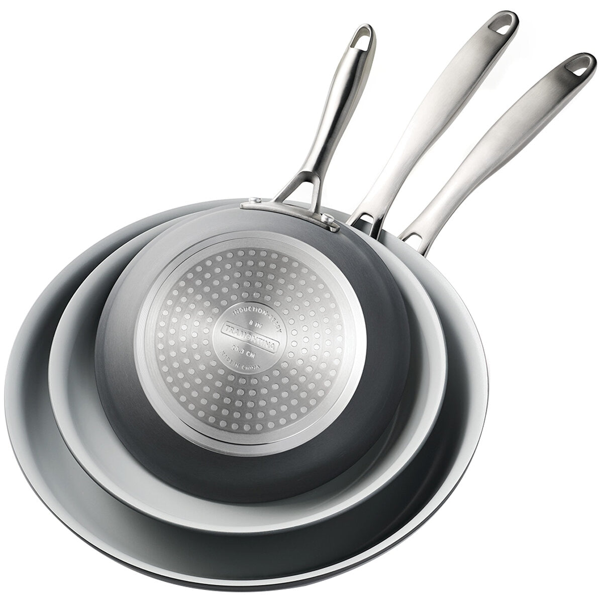 Tramontina Hard Anodised Frypan 3 Piece Set - SuperSaverAU - view 4