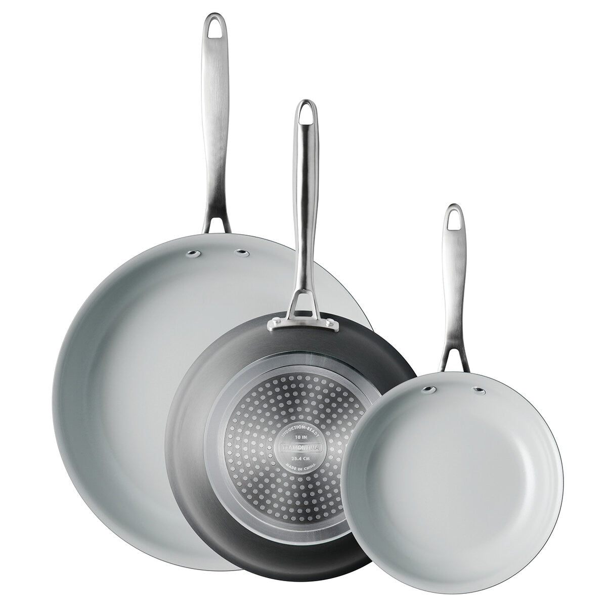 Tramontina Hard Anodised Frypan 3 Piece Set - SuperSaverAU - view 3