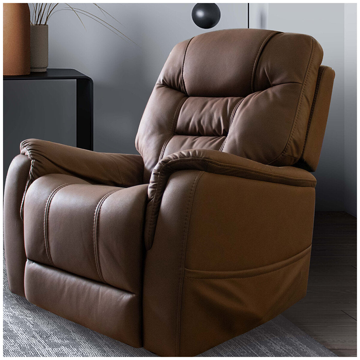 Mlily Ezy Motion Jackson Lifting Chair 4 Motor, Recliner, 930x1120x980mm, Brown - SuperSaverAU - view 5