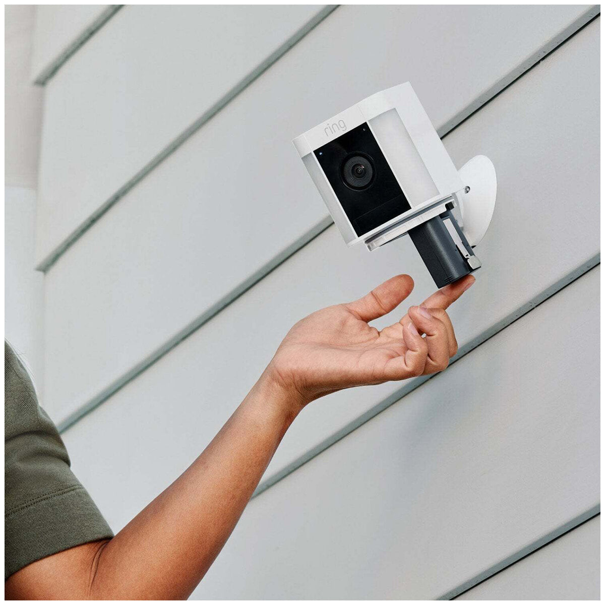 Ring Spotlight Cam Plus Battery 2 Pack with 2 Quick Release Battery Packs, 1080p HD Video, Colour Night Vision - SuperSaverAU - view 4