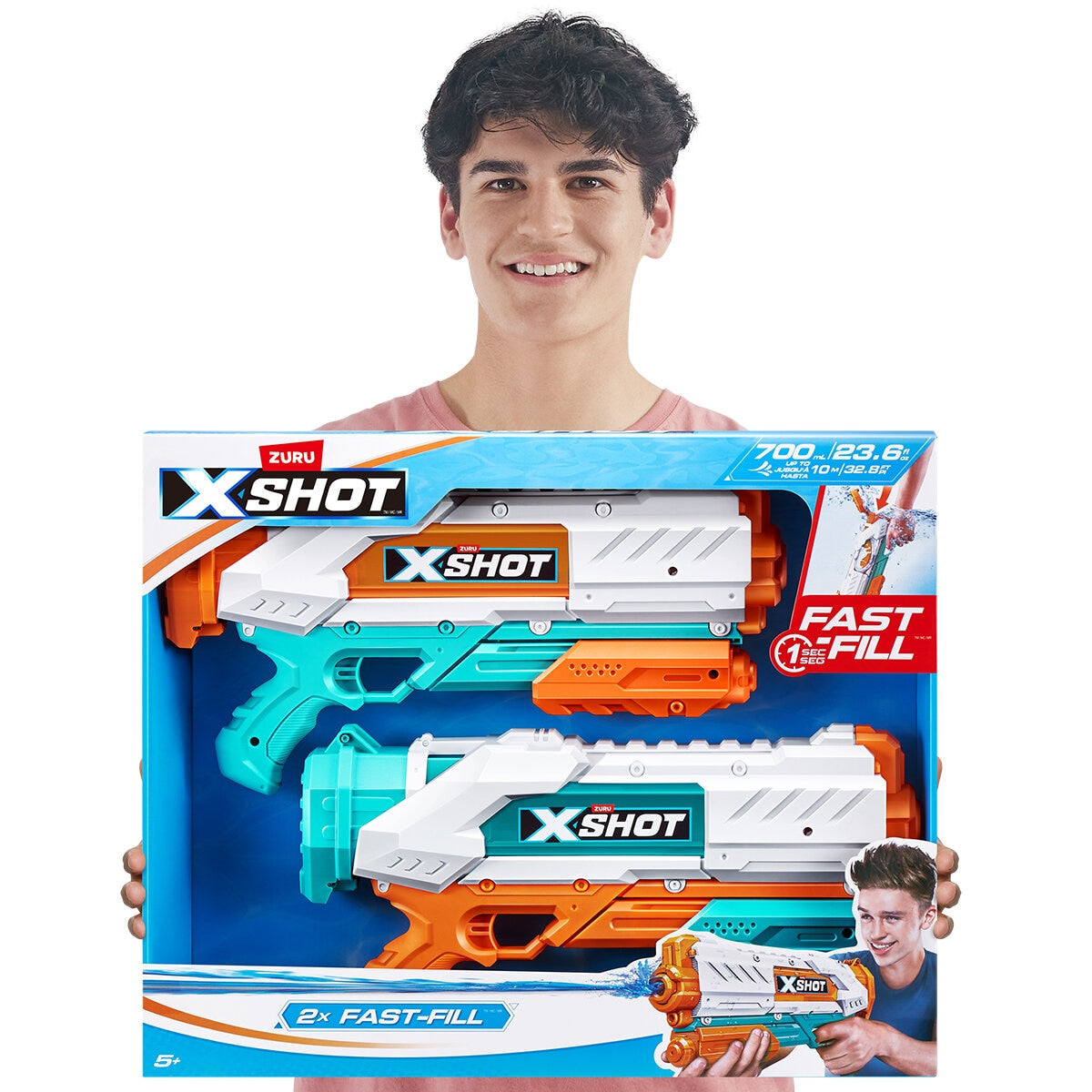 ZURU XSHOT Fast Fill Double Water Blaster 2 Pack - SuperSaverAU - view 1