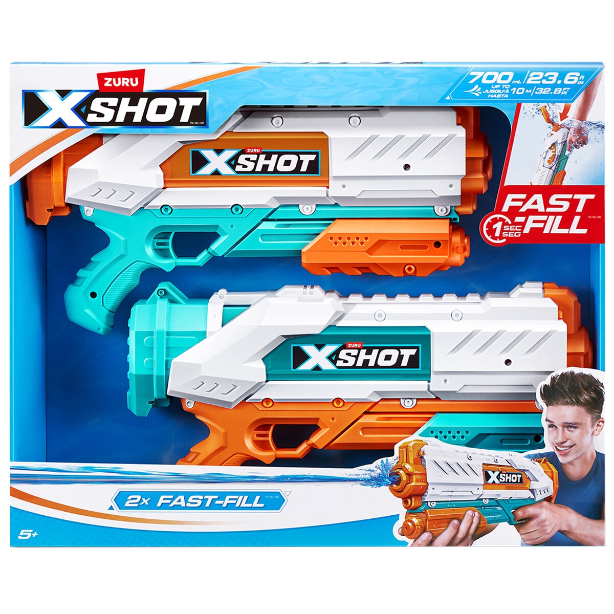 ZURU XSHOT Fast Fill Double Water Blaster 2 Pack - SuperSaverAU - view 6