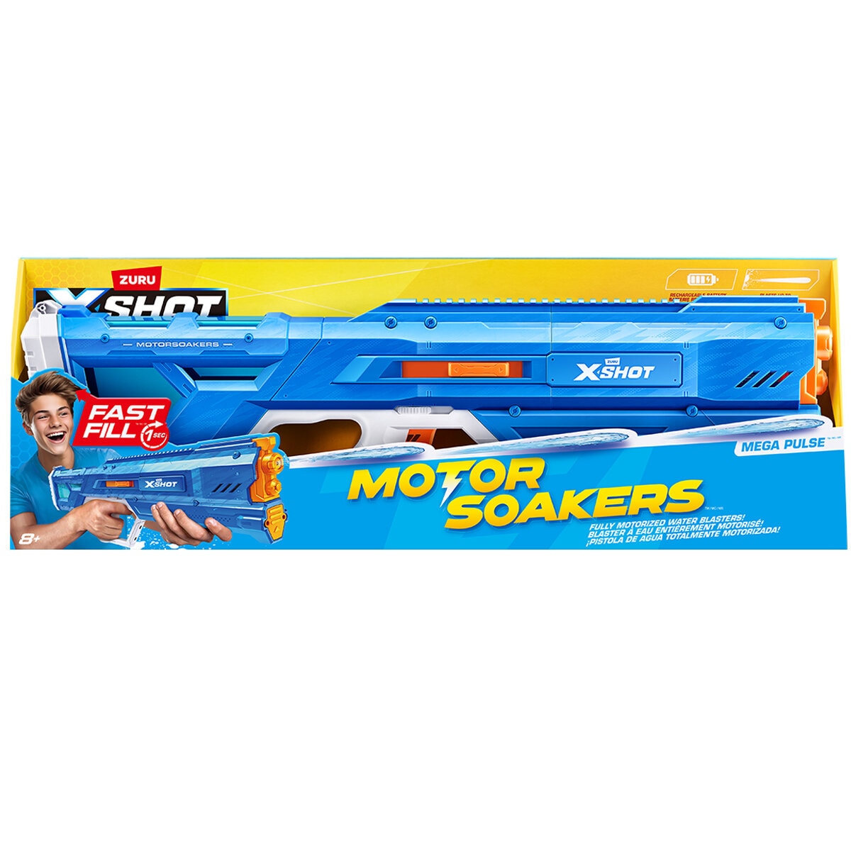 ZURU XSHOT Water Mega Pulse Motor Soaker - SuperSaverAU - view 7