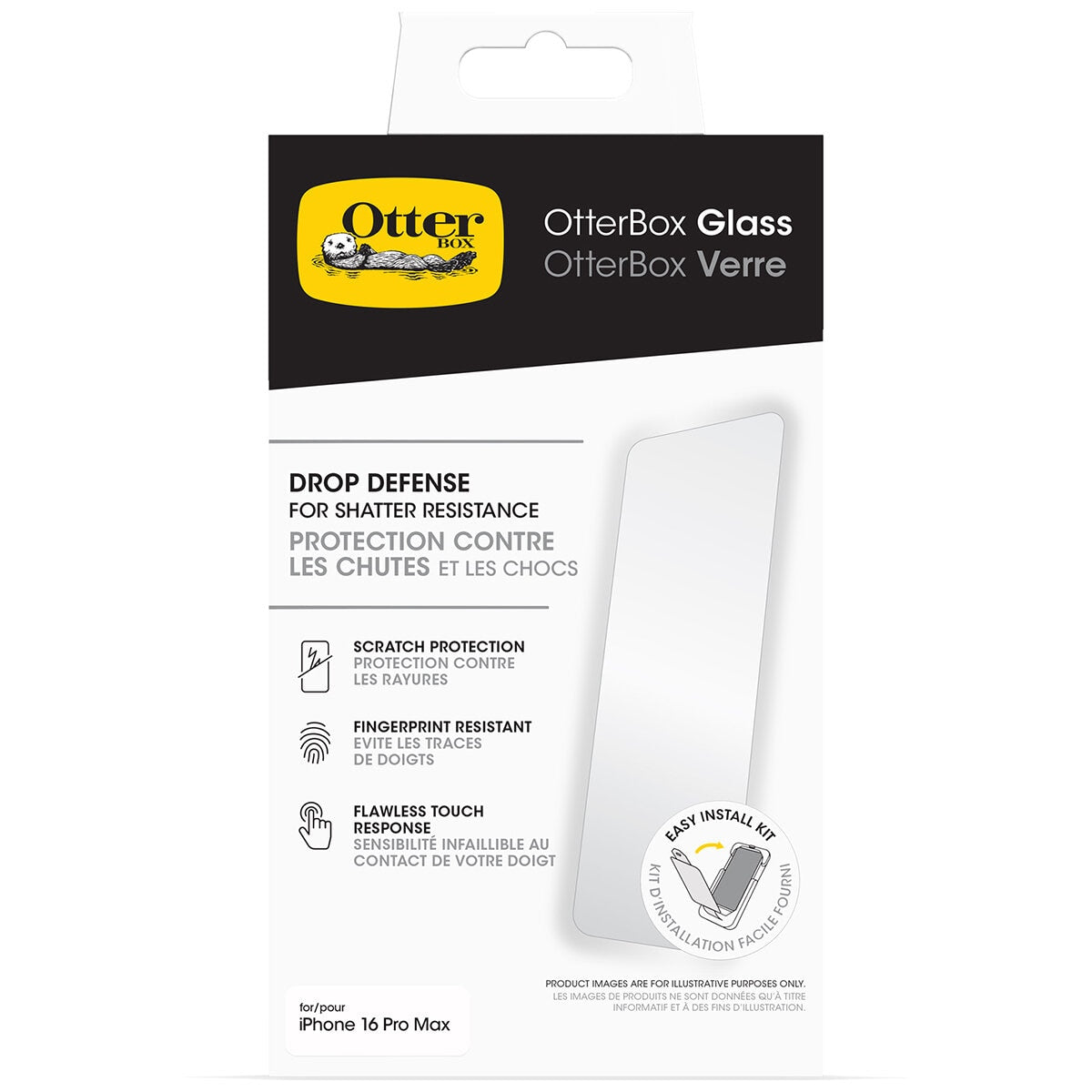 OtterBox Glass iPhone 16 Pro Max Screen Protector MPA-77-96175 - SuperSaverAU - view 4