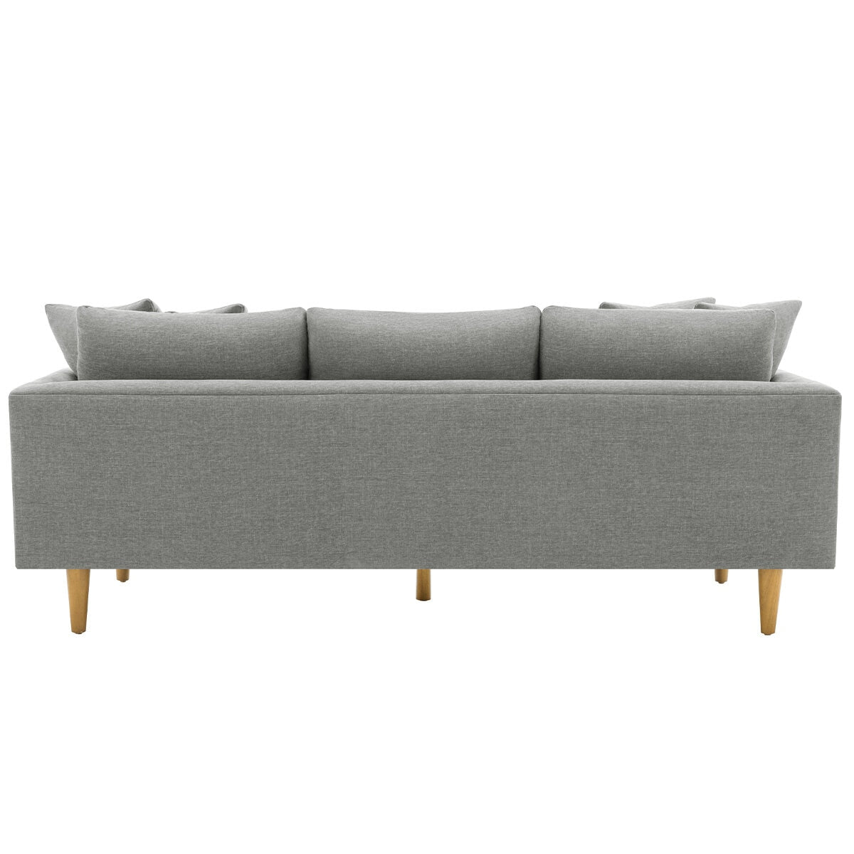 VDL Designs Crown Fabric Sofa Light Grey - SuperSaverAU - view 6