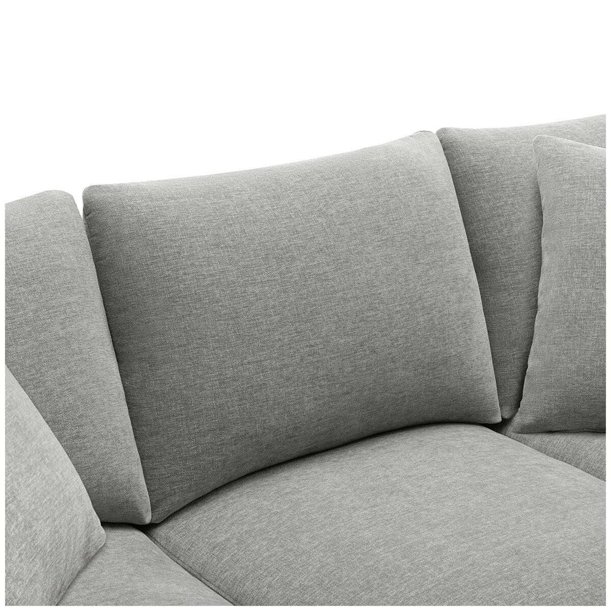 VDL Designs Crown Fabric Sofa Light Grey - SuperSaverAU - view 8