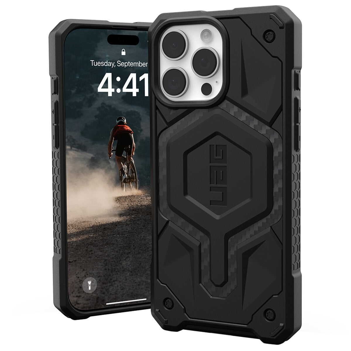 UAG Monarch Pro iPhone 16 Pro Max Case MPA-UGMPISPMC-KBLK - SuperSaverAU - view 1