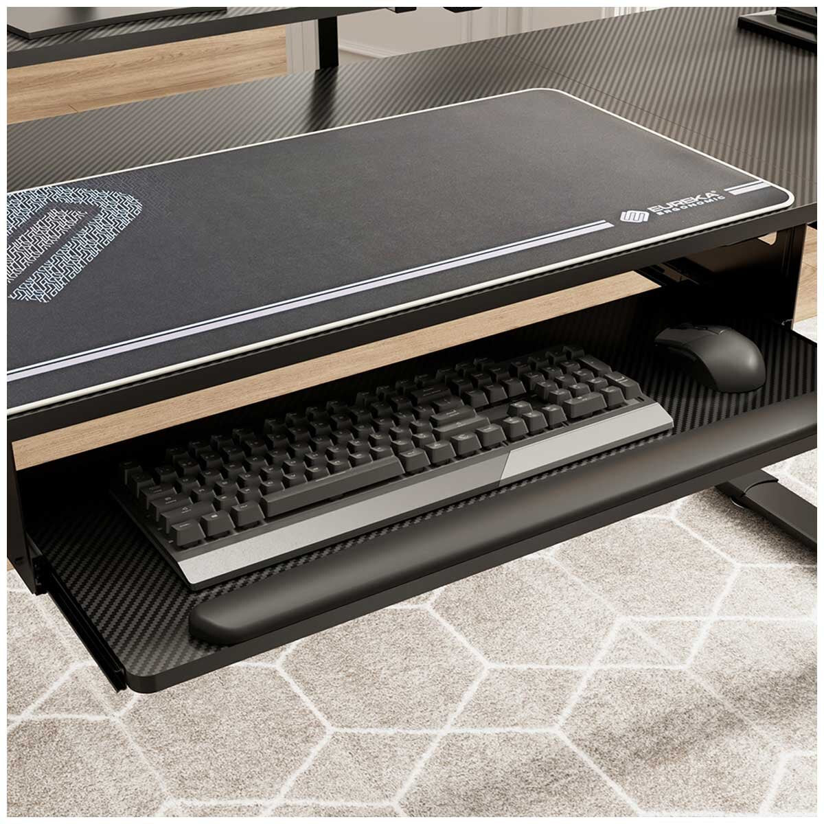 Eureka Ergonomic L Shaped Electric Standing Desk Right Side - SuperSaverAU - view 4