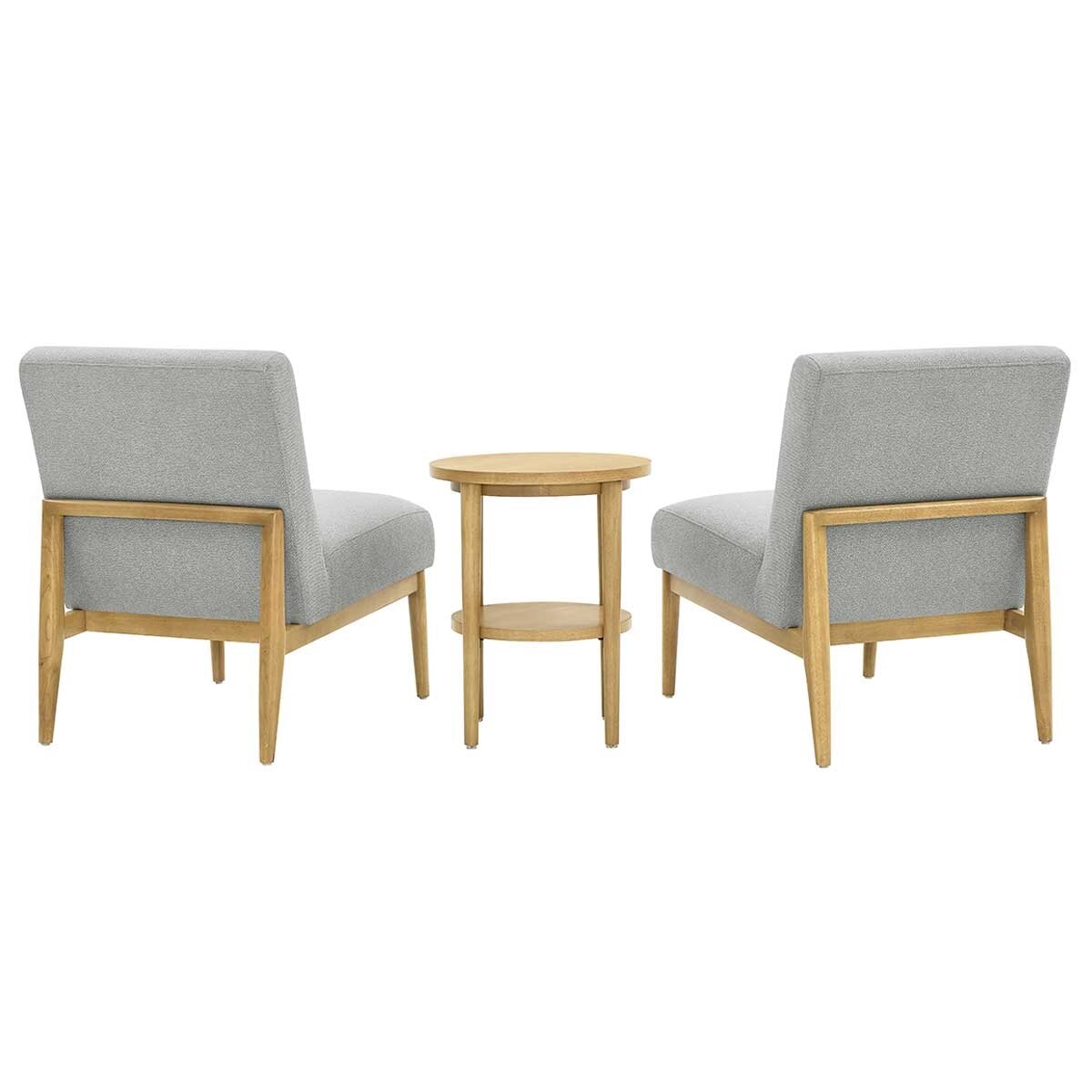Thomasville Fabric Chair And Accent 3 Piece Table Set - SuperSaverAU - view 4