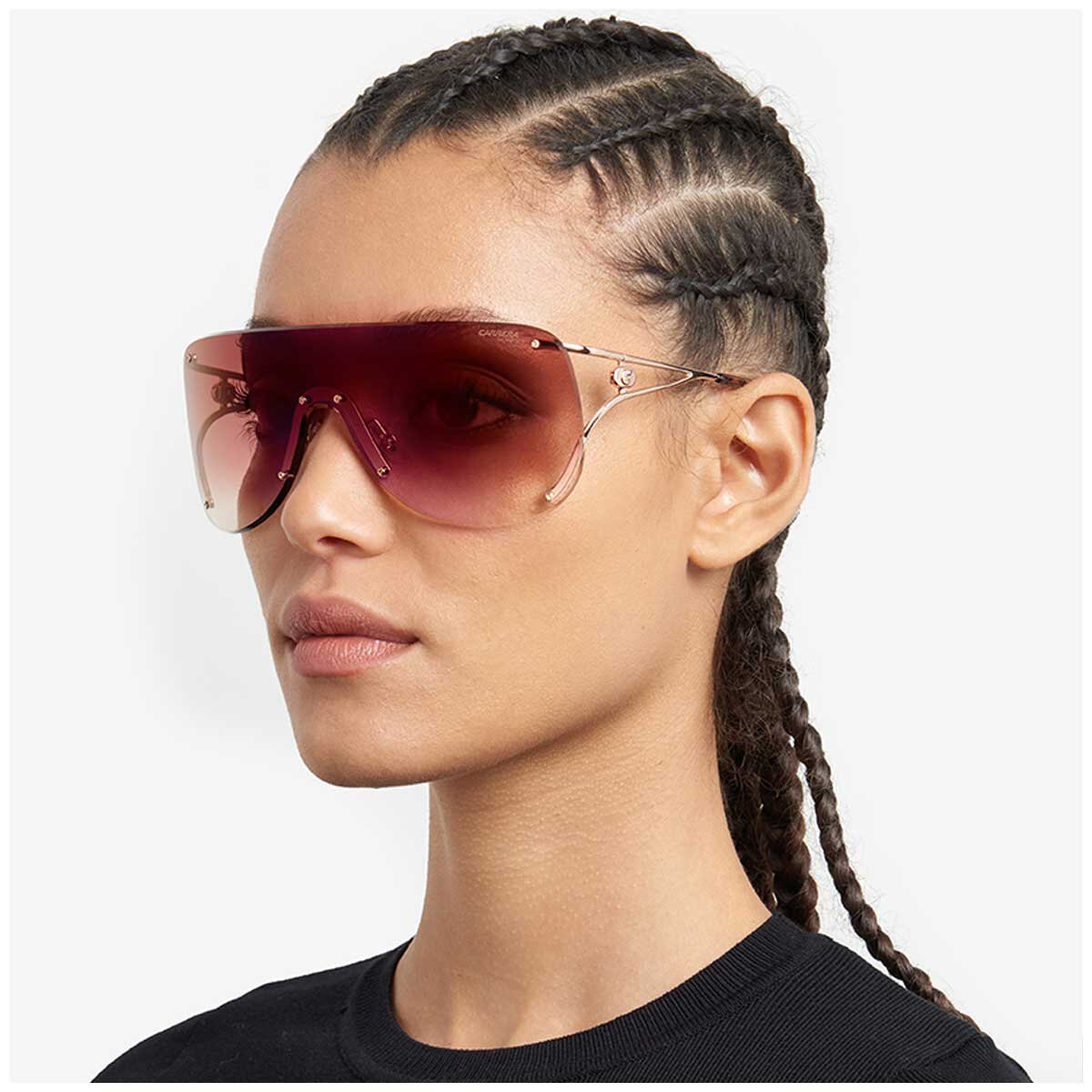 Carrera 3006/S Women's Sunglasses Brown/Blue - SuperSaverAU - view 7