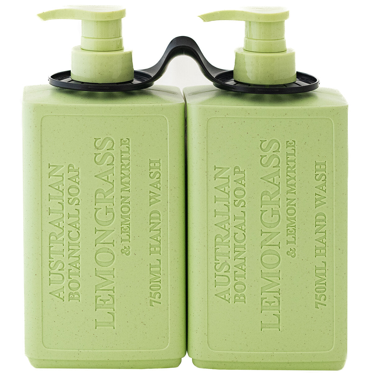 Australian Botanical Soap Hand Wash 2 x 750ml Lemon Grass & Lemon Myrtle, Kakadu Plum Extract, Organic Aloe Vera - SuperSaverAU - view 1