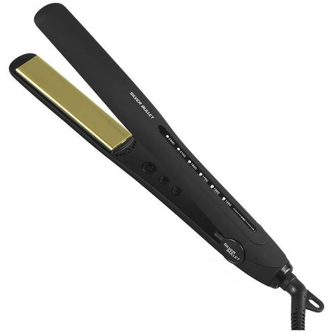 Silver Bullet Keratin 230 Gold Titanium Straightener - 25mm Friction Free Plates, Limited Edition - 900435