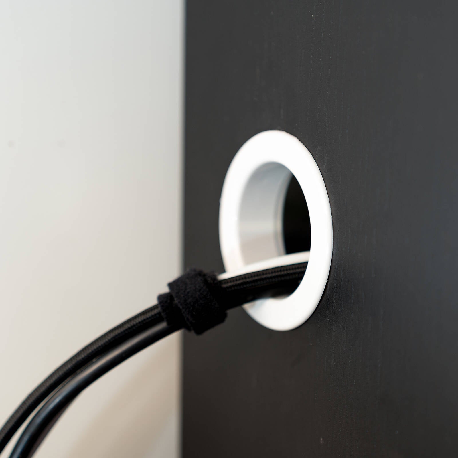 Taskmaster 60mm White Plastic Dual Sided Cable Grommet