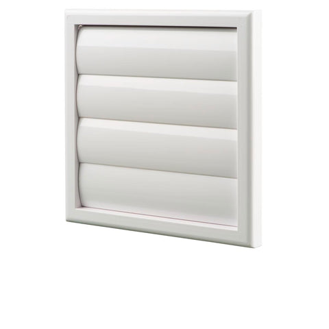 Blauberg 150mm White Square Gravity Grille - ABS Plastic - UV Protected - SuperSaverAU - view 1
