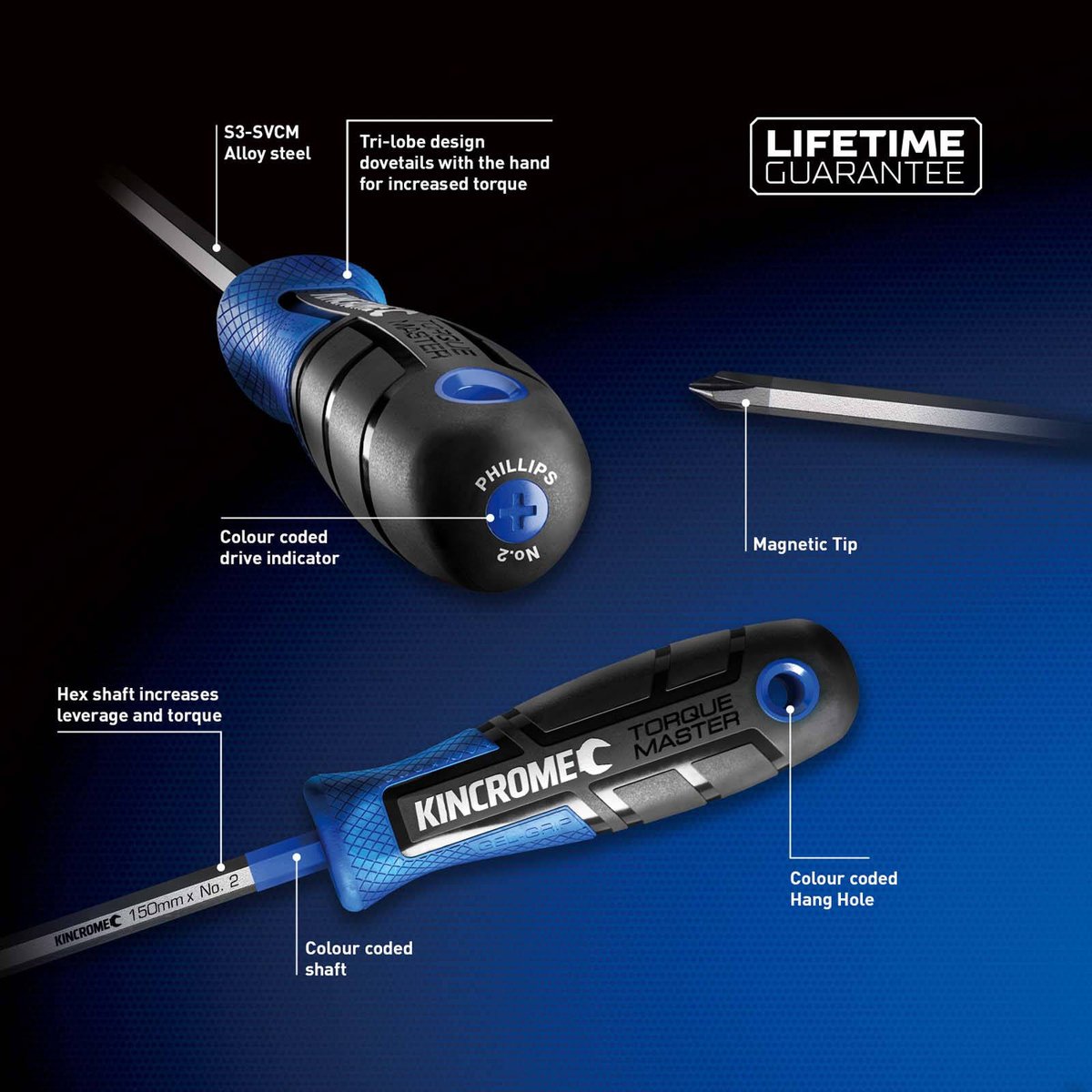 Kincrome TorqueMaster T27 x 100mm TORX Screwdriver