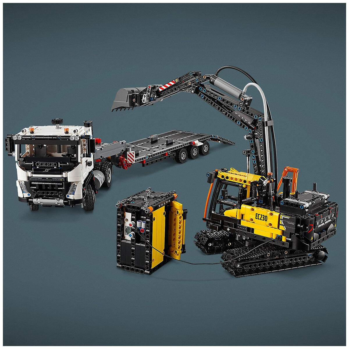 LEGO Technic Volvo FMX Truck And EC230 Electric Excavator 42175 - SuperSaverAU - view 5