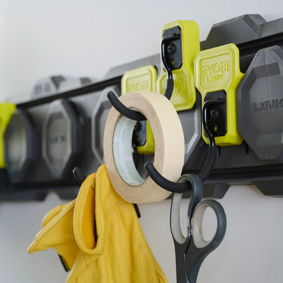 Ryobi Link Reversible J Hook - Steel - 100mm x 145mm - 6.8kg Capacity - Wall Storage Solution - SuperSaverAU - view 4