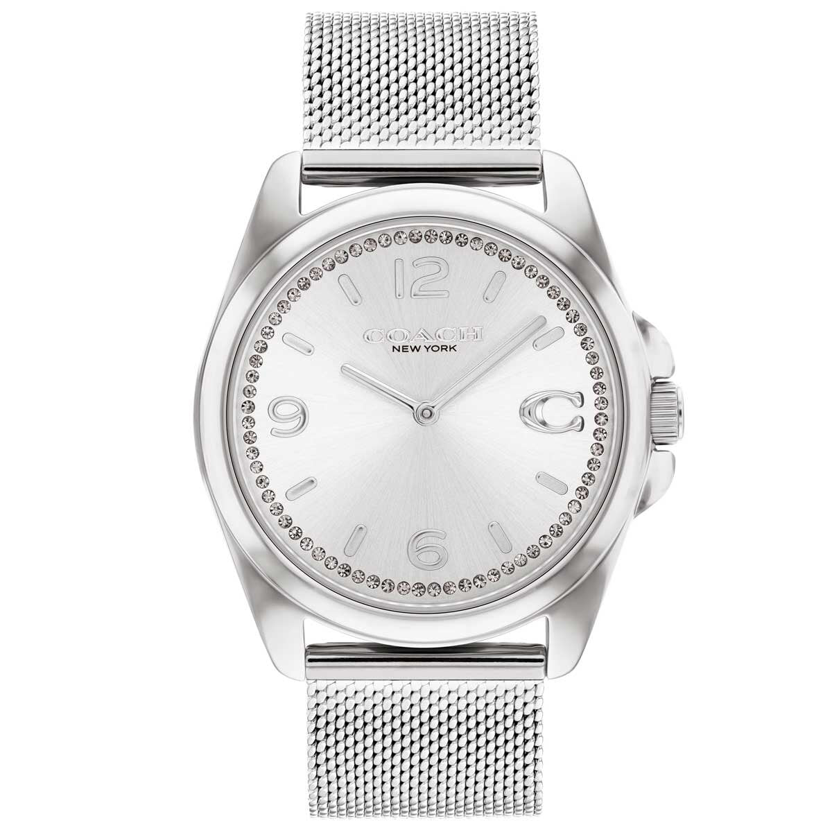 Coach Greyson Stainless Steel Silver White Dial Women's Watch 14504146 - SuperSaverAU - view 1