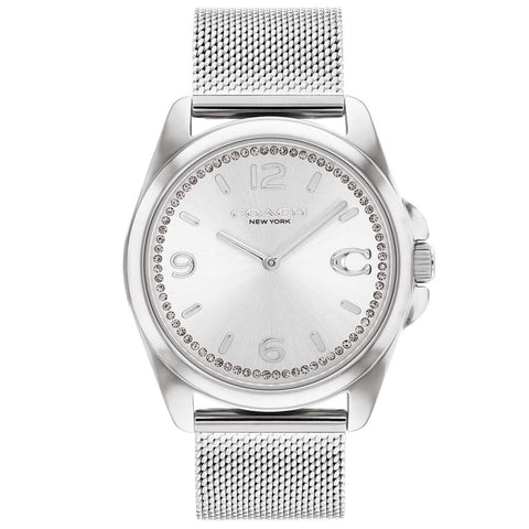 Coach Greyson Stainless Steel Silver White Dial Women's Watch 14504146 - SuperSaverAU - view 1