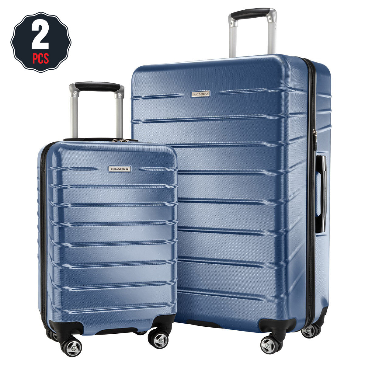 Ricardo Beverly Hills Vista Point Luggage Set 2 Piece Blue - SuperSaverAU - view 1