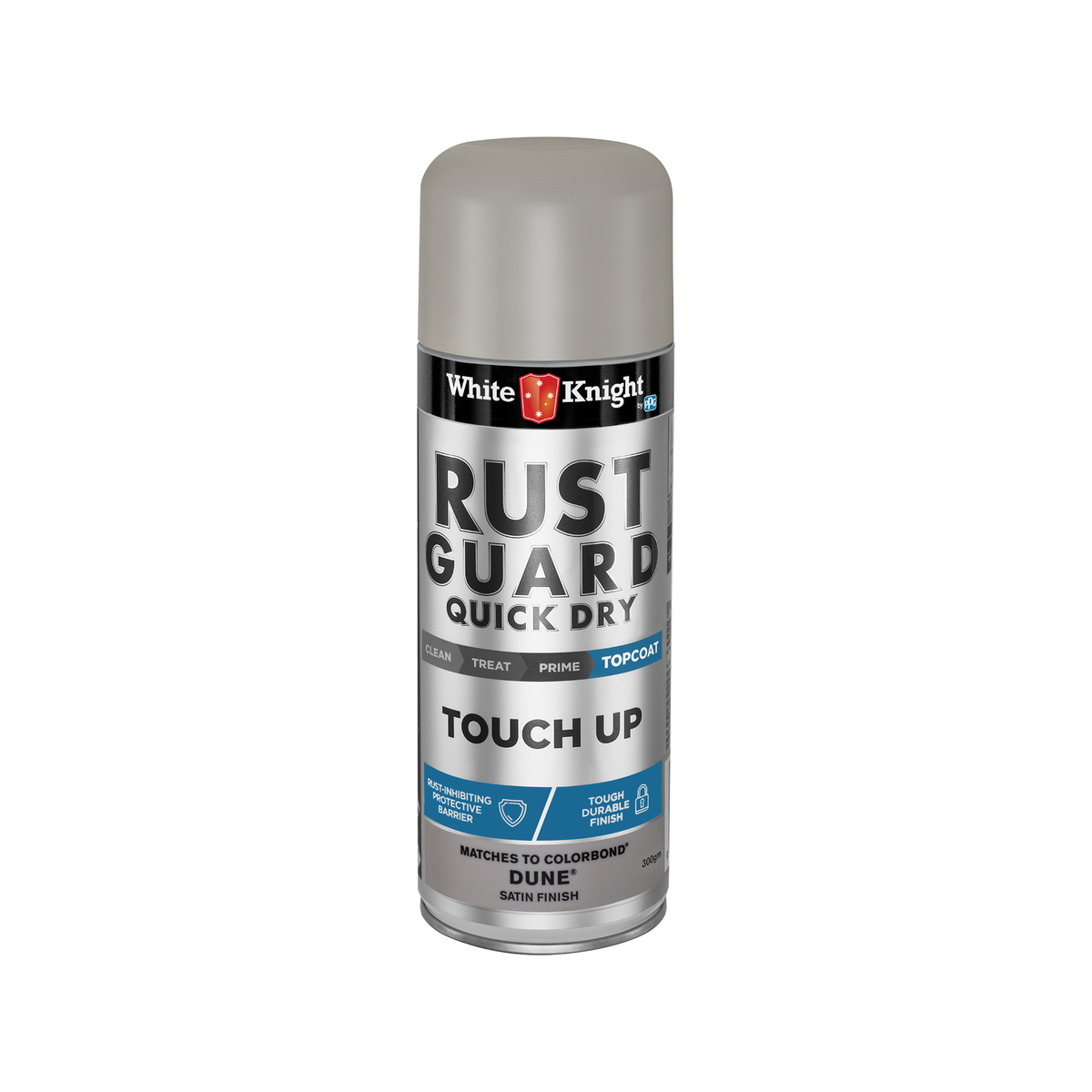 White Knight Rust Guard 300g Dune Satin Touch Up Spray Paint - SuperSaverAU - view 1