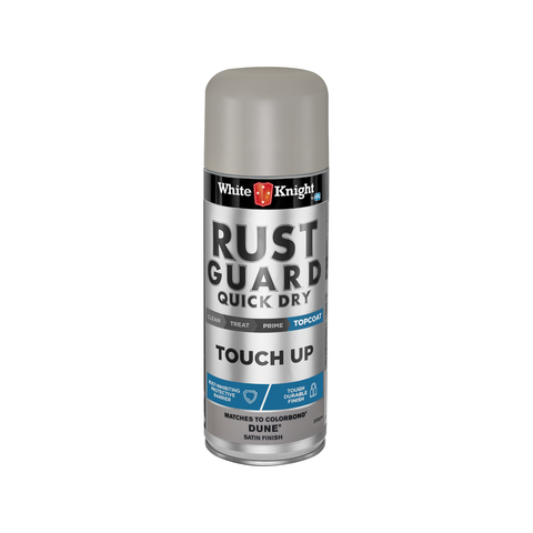 White Knight Rust Guard Touch Up Spray Paint 300g Dune Satin