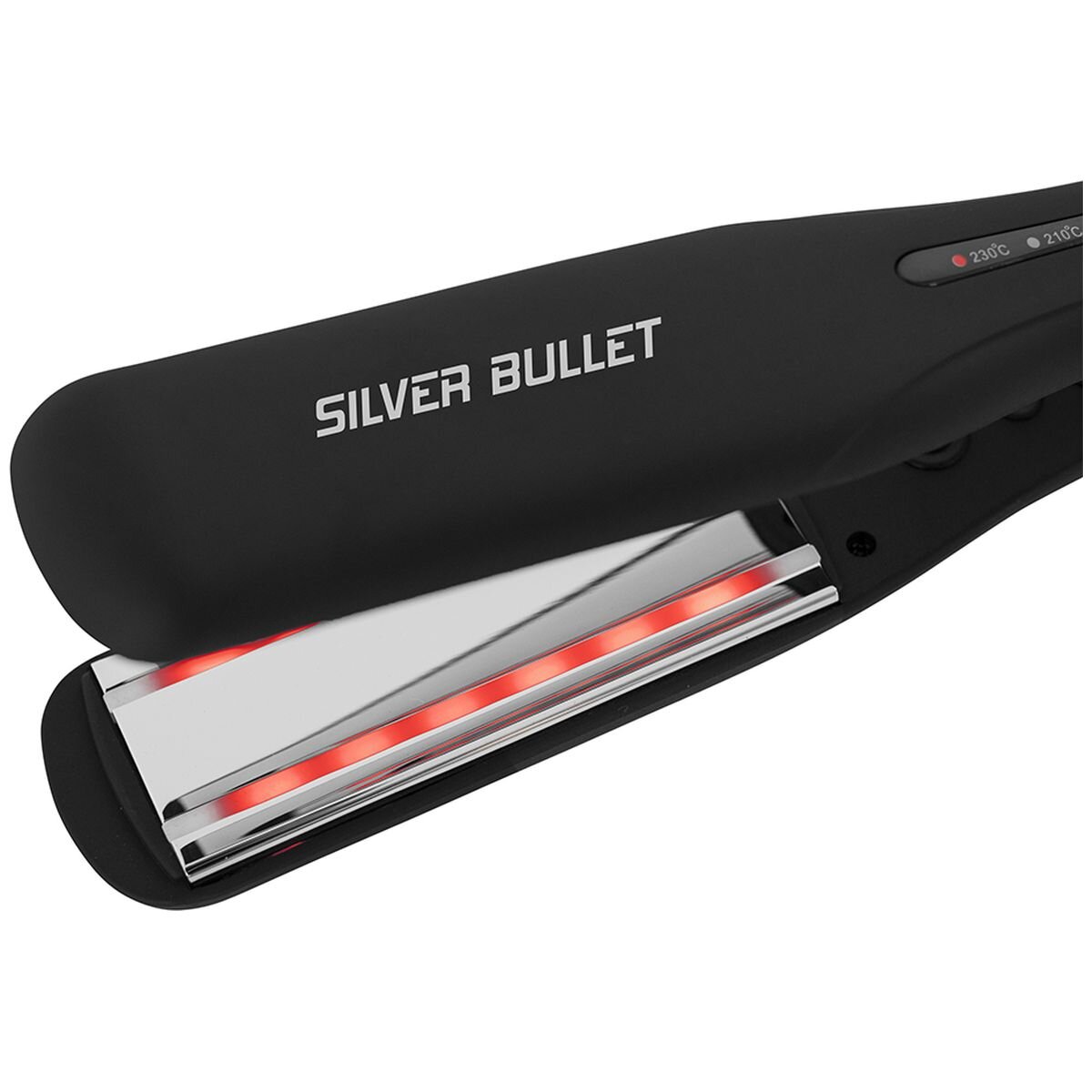 Silver Bullet Elysium 230C Titanium Infrared Heat Wide Straightener - 38mm Plates, Dual Voltage - 900434