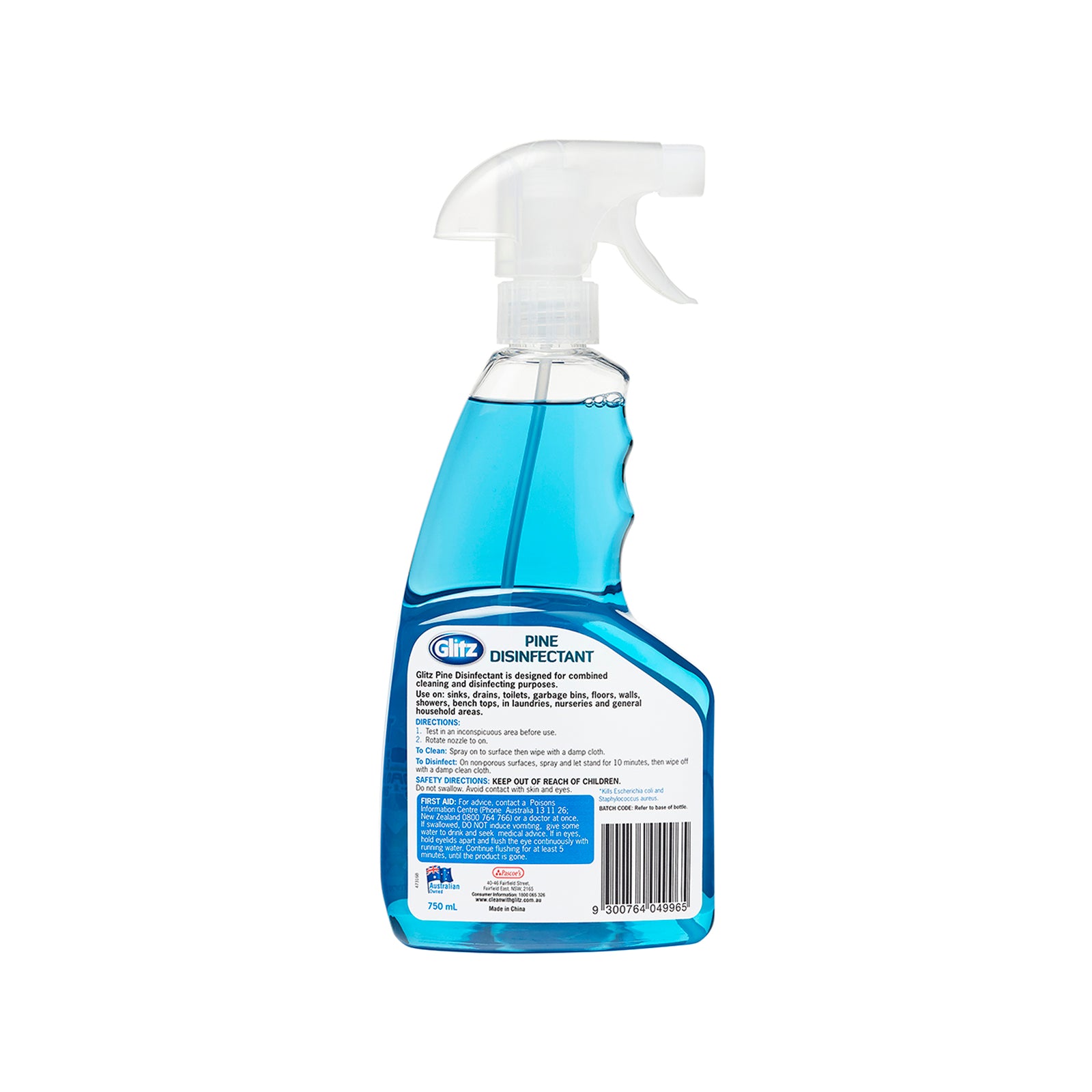 Glitz Pine Disinfectant, Antibacterial, 750ml
