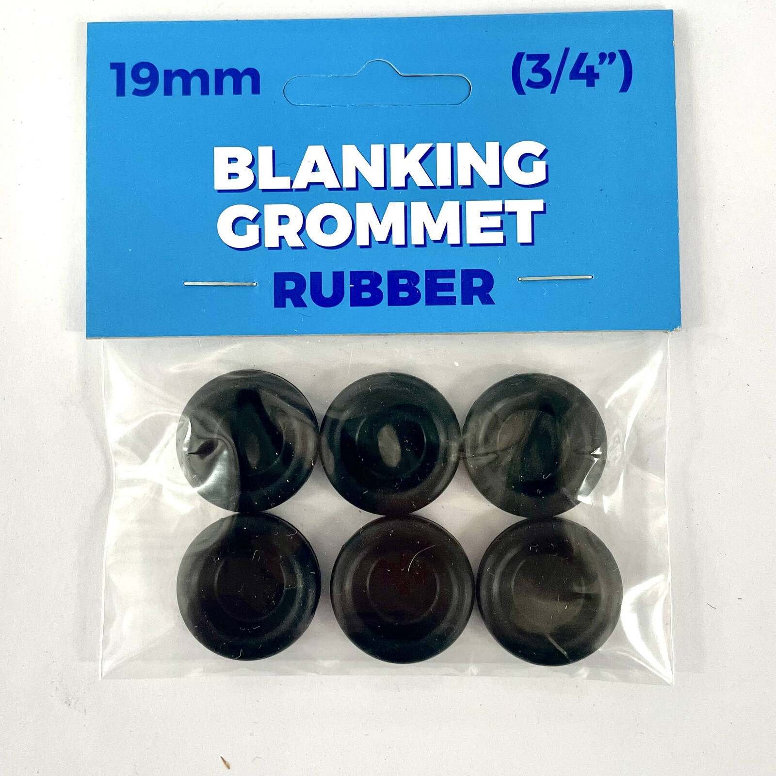 Premier Blue 19mm Nitrile Rubber Blanking Grommet