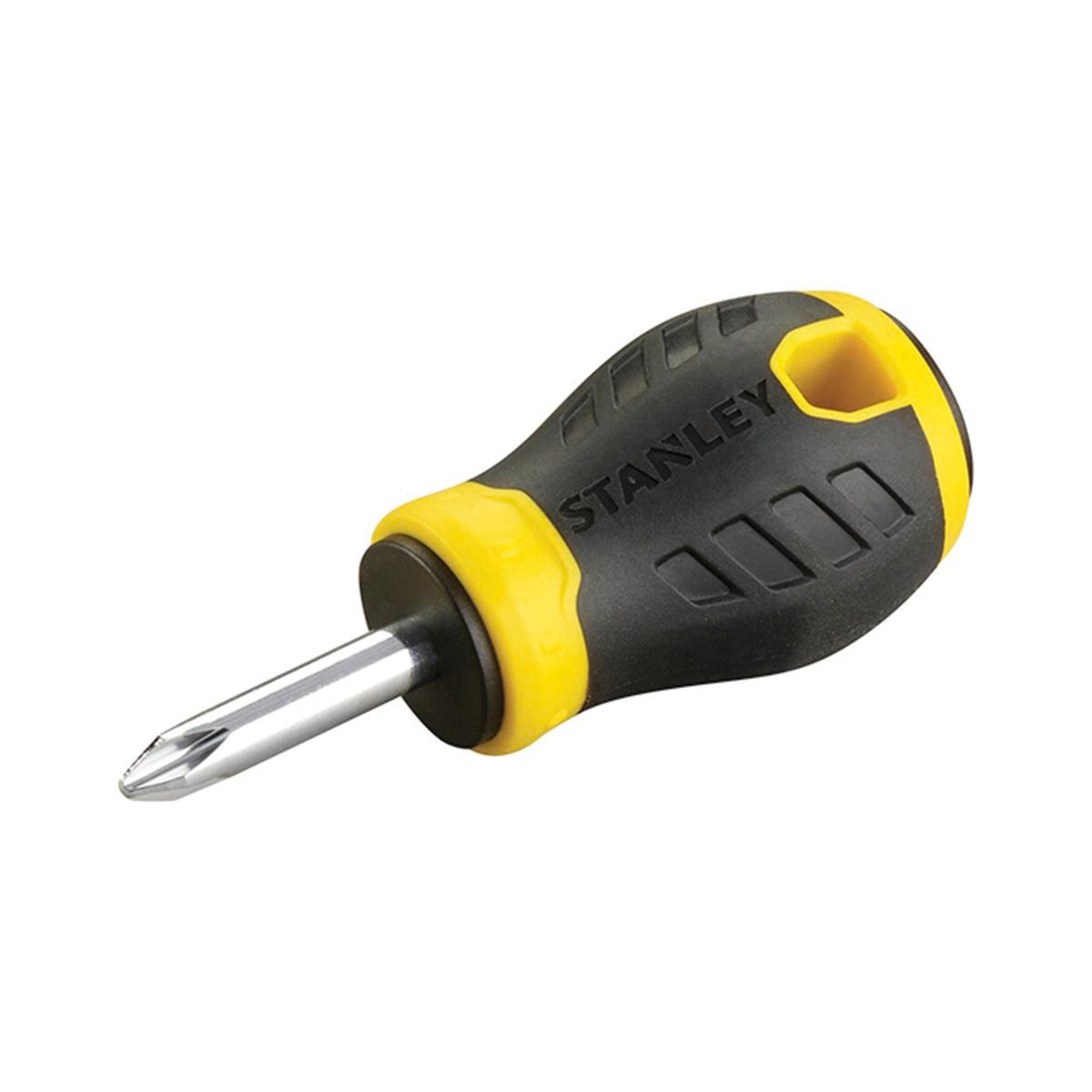 Stanley 2 x 40mm Phillips Head Essentials Screwdriver Yellow