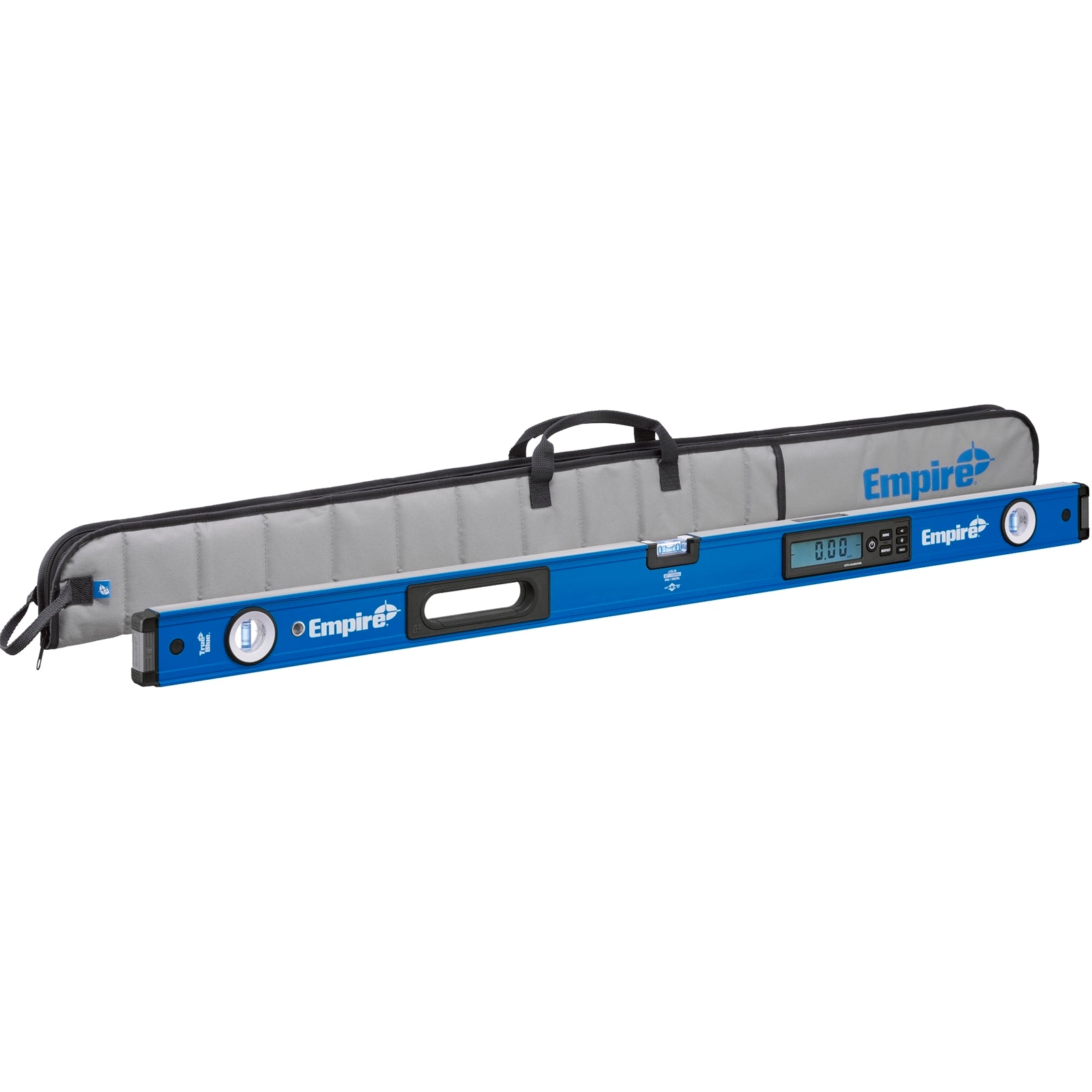 Empire 1200mm Digital Spirit Level, Aircraft-Grade Aluminium, Waterproof, 3 Vial, Case Included E105.48
