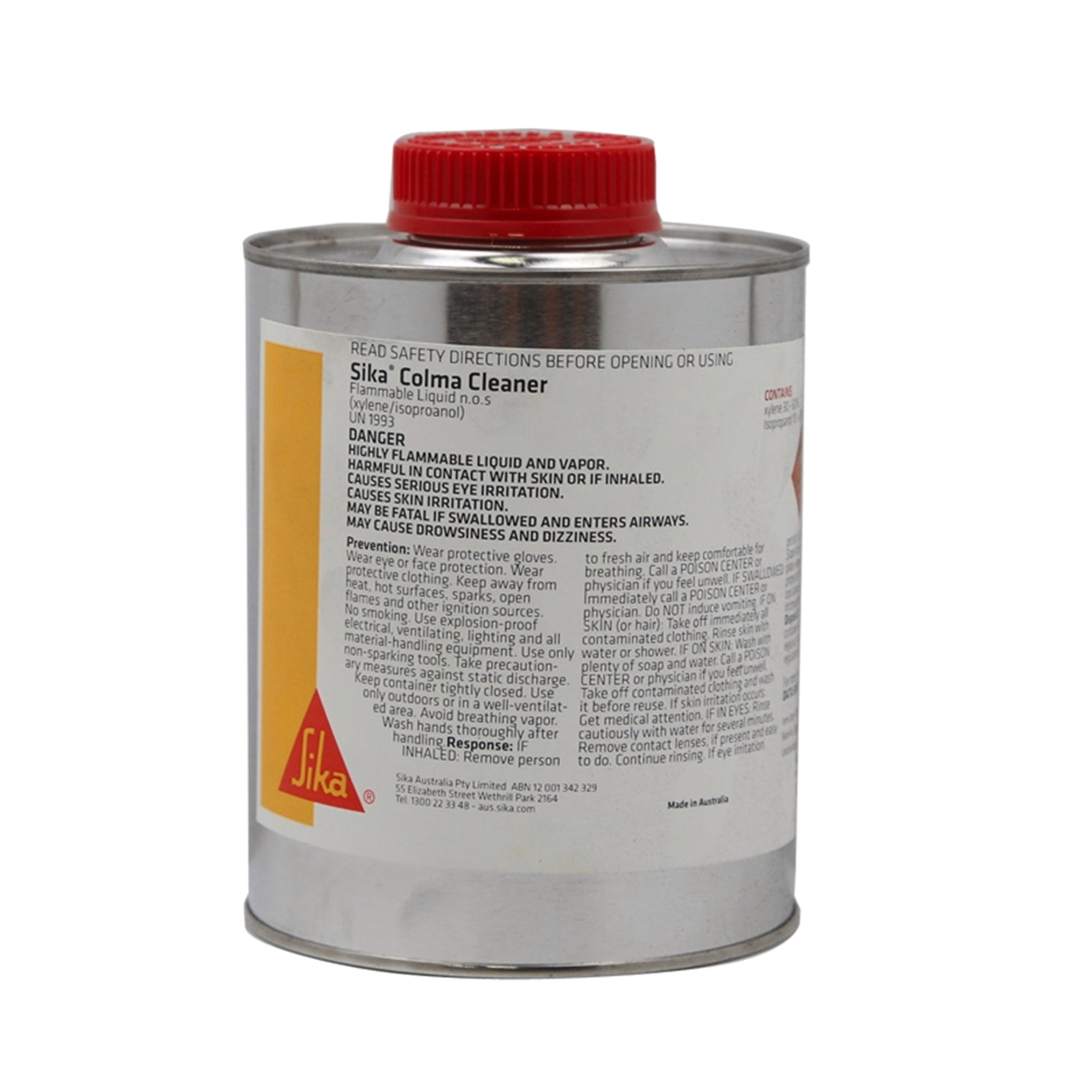 Sika 1L Colma Cleaner, Liquid Primer Surface Cleaner, Clear