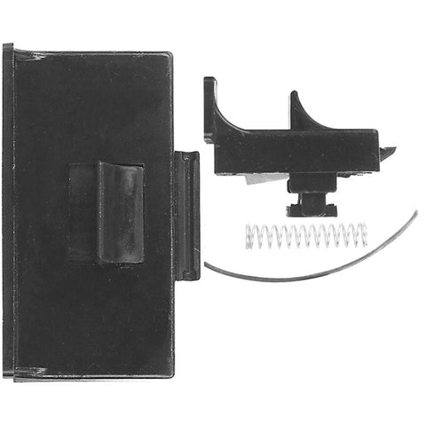 Rolltrak Black Plastic Window Catch & Handle With Spring