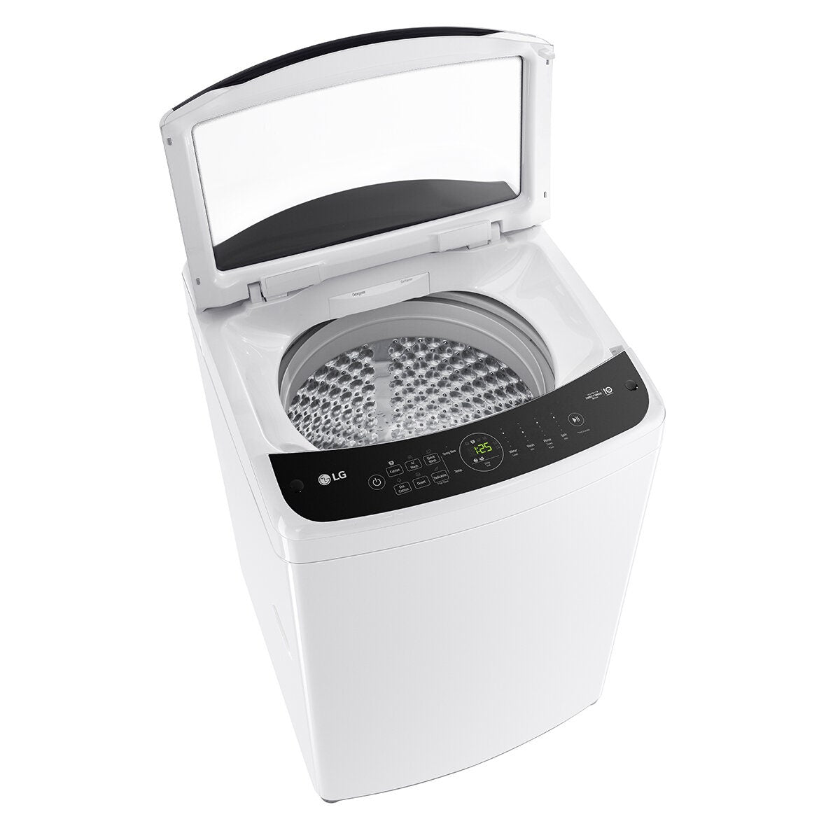 LG Series 3 9kg Top Load Washing Machine - TurboDrum, Six Motion Direct Drive, AI Care - White - WTL3-09W