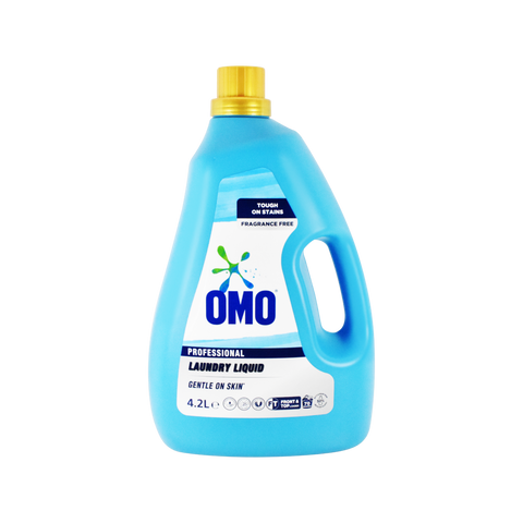 OMO Professional 4.2L Fragrance Free Laundry Liquid for Sensitive Skin