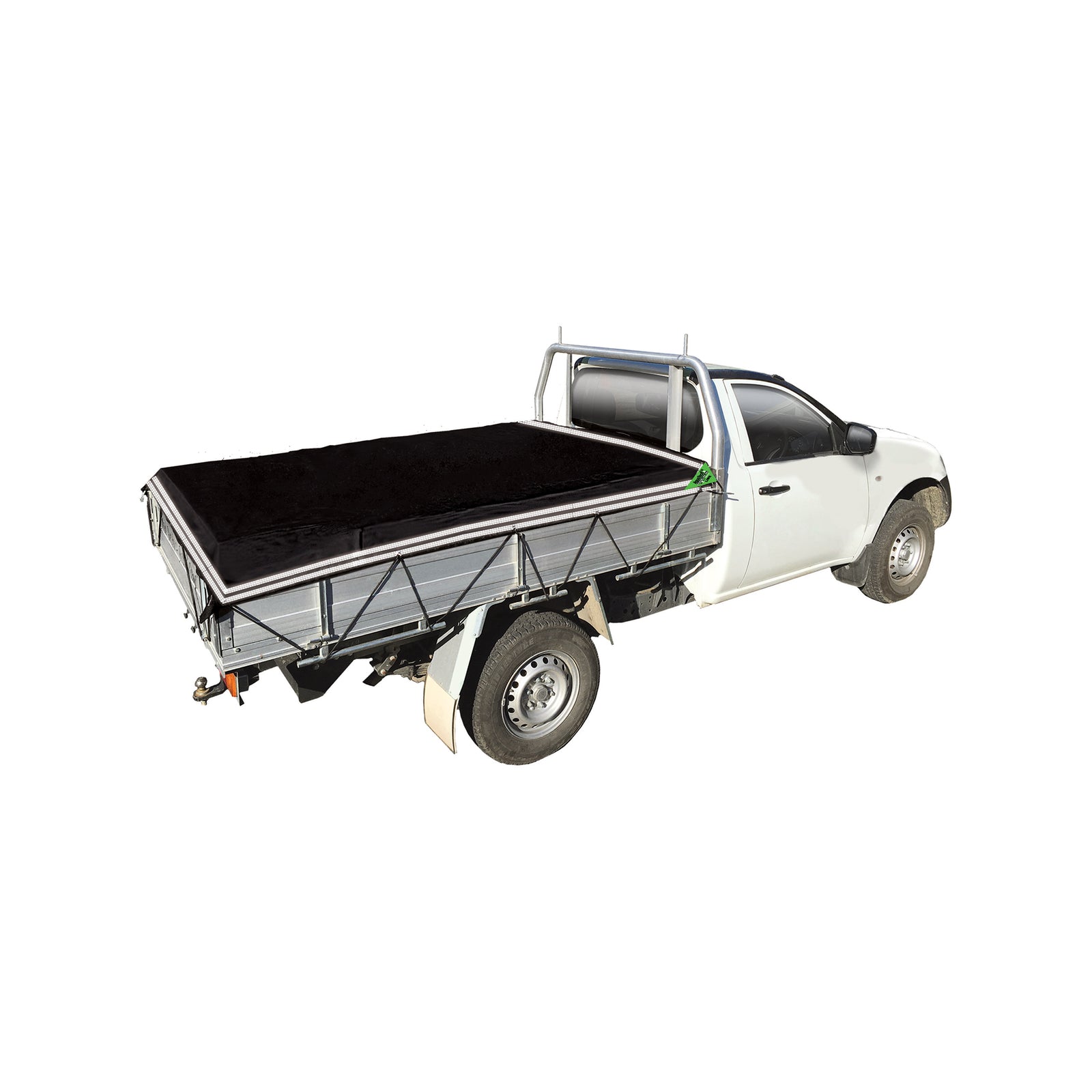 Lion 2 x 2.5m Single Cab Ute Reflx AquaTech Cargo Cover Black Waterproof