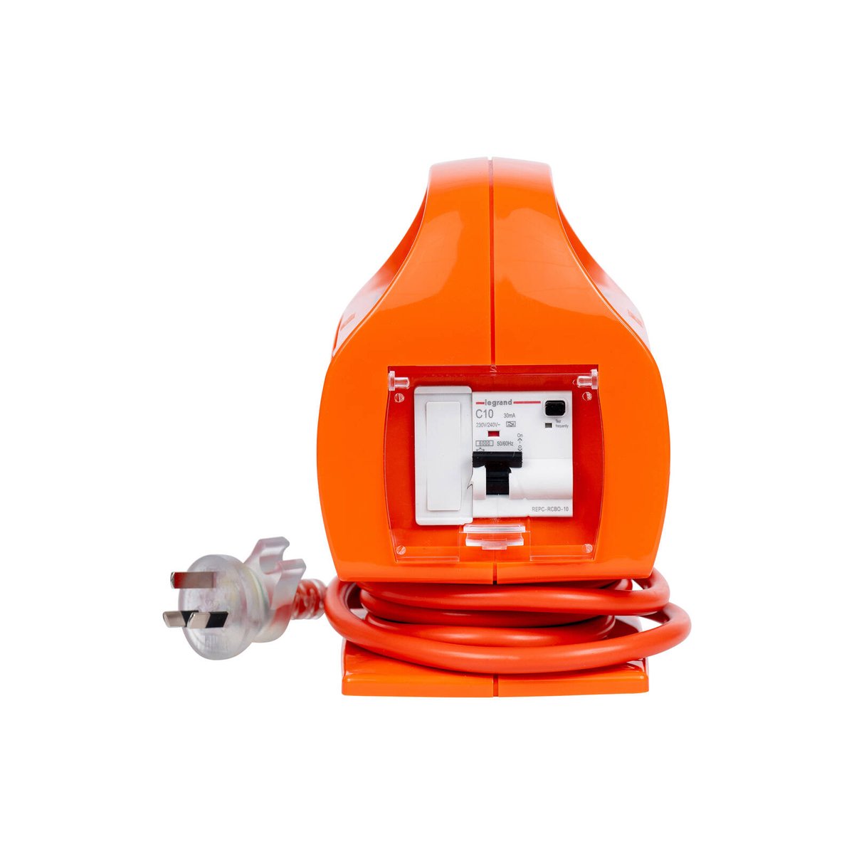 HPM Electresafe 10A Power Centre with RCD Safety Switch, Orange