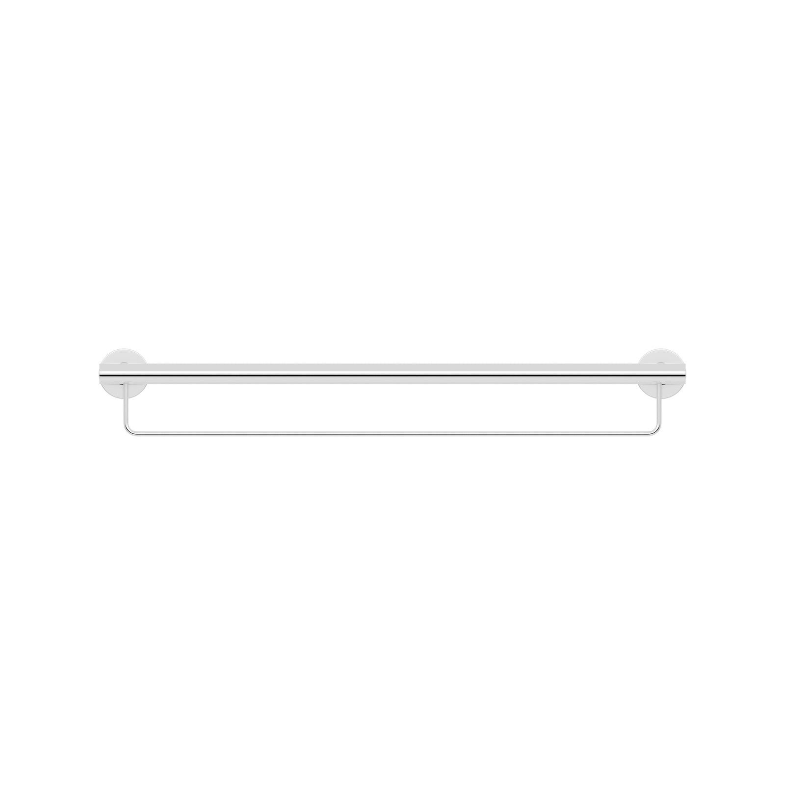 evekare 900mm Towel Rail with Grab Rail - 32mm Stainless Steel 250kg