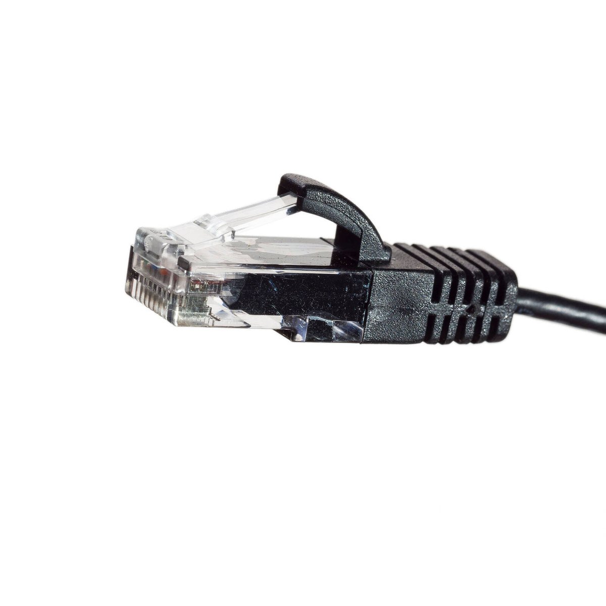 Legrand Cat6 RJ45 UTP Slimline Patch Lead 2m Black Network Cable