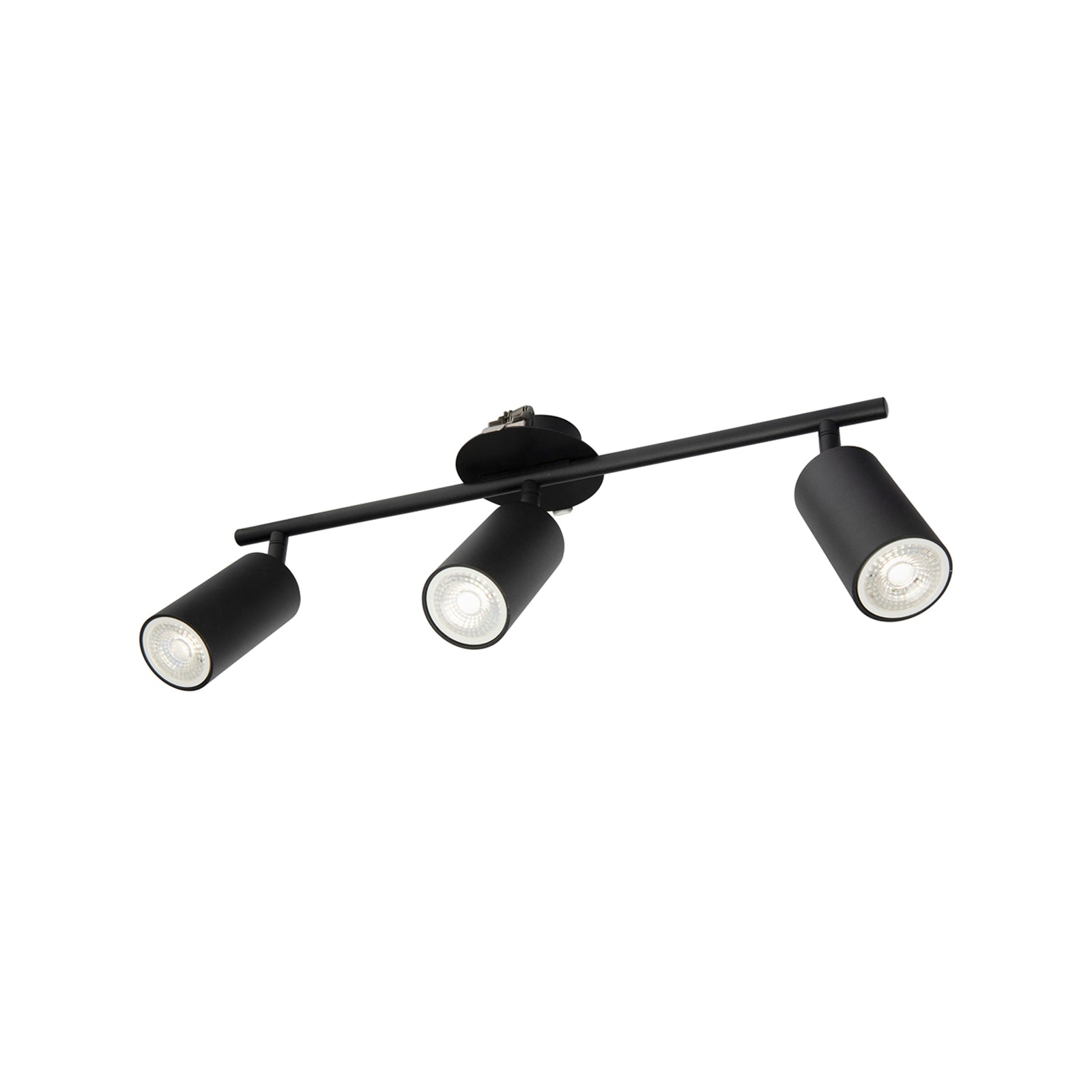 Brilliant Jez Black 3 Light GU10 DIY Spotlight 21W 240V 21684/06