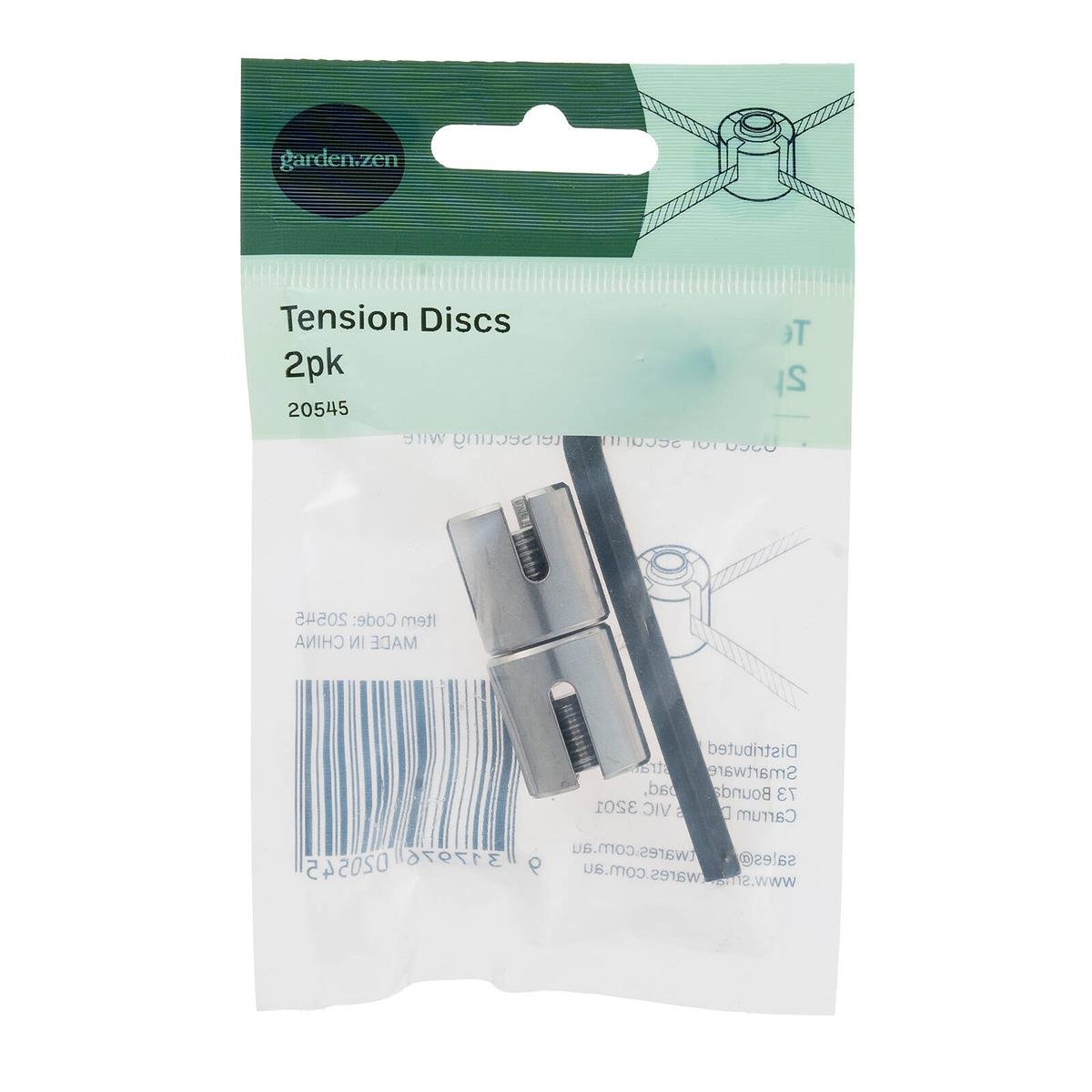 Garden Zen 316 Stainless Steel Tension Discs 2 Pack with Allen Key
