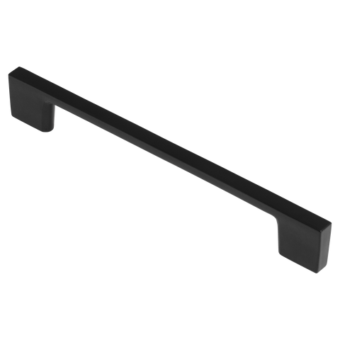 Kaboodle Cali 160mm Matte Black Aluminium Kitchen Handle