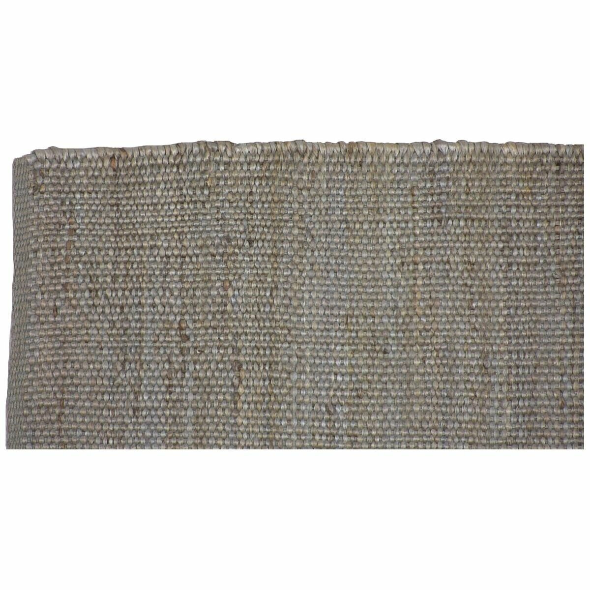 Cadrys Naturals Jute Slate Rug 300x400cm - Handspun Jute Flatweave, 8mm Pile - JUTENS5