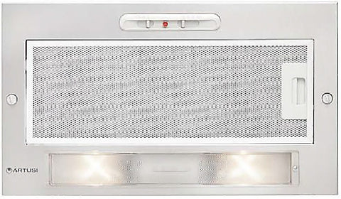 Artusi 51cm Under Cupboard Rangehood - Stainless Steel, Two Fan Speeds, 341m³/h - AUM51X