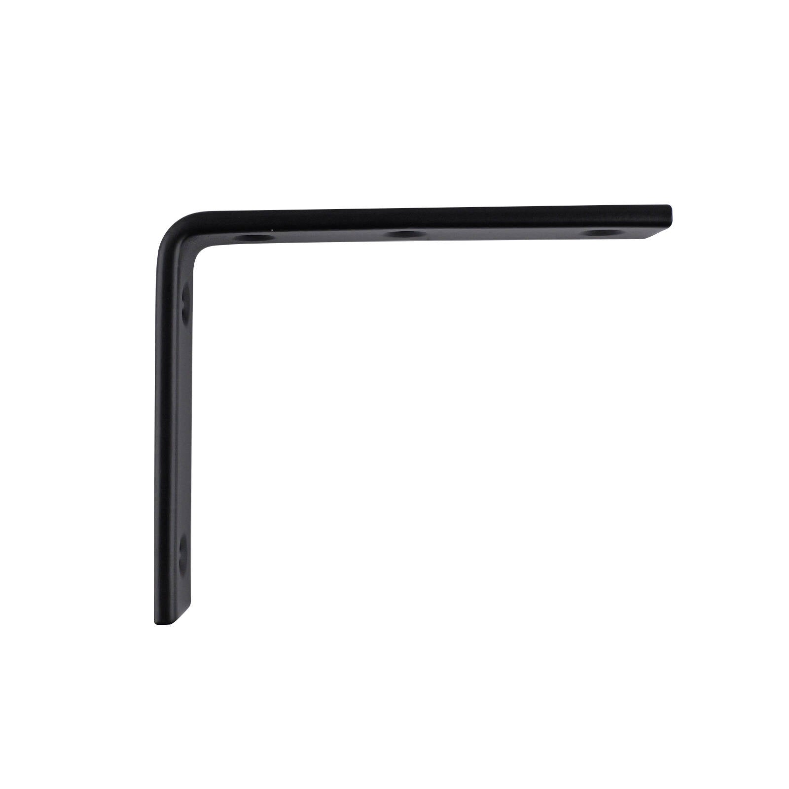 Carinya 125 x 100mm Black Heavy-Duty Powder Coated Steel Angle Bracket, 200kg