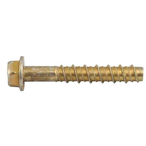 Ramset AnkaScrew 8 x 60mm Zinc-Plated Masonry Anchor - Flanged Hex Screw-In - 10 Pack